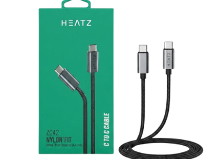 HEATZ ZC24 Nylon Fast Charging Cable Type-C to Type-C