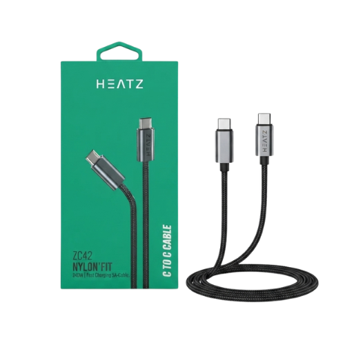 HEATZ ZC24 Nylon Fast Charging Cable Type-C to Type-C