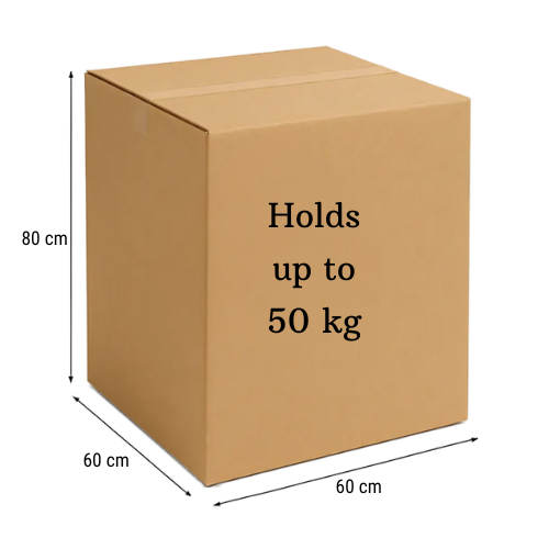 Empty Carton Box 60 x 60 x 80 cm