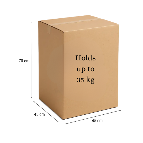 Empty Carton Box 5 Ply 45 x 45 x 70 CM