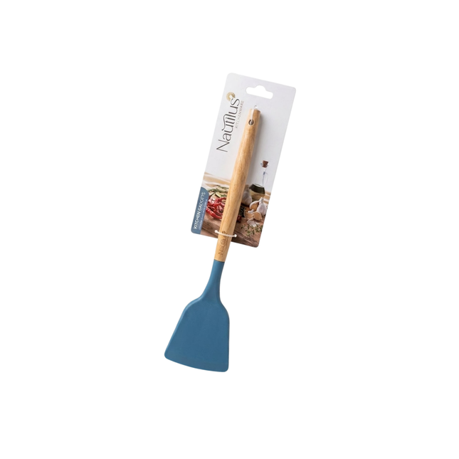 Wooden Handle Silicon Turner