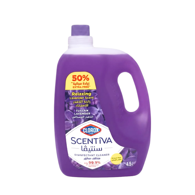 Clorox Scentiva Disinfectant Cleaner 4.5 Ltr - Lavender